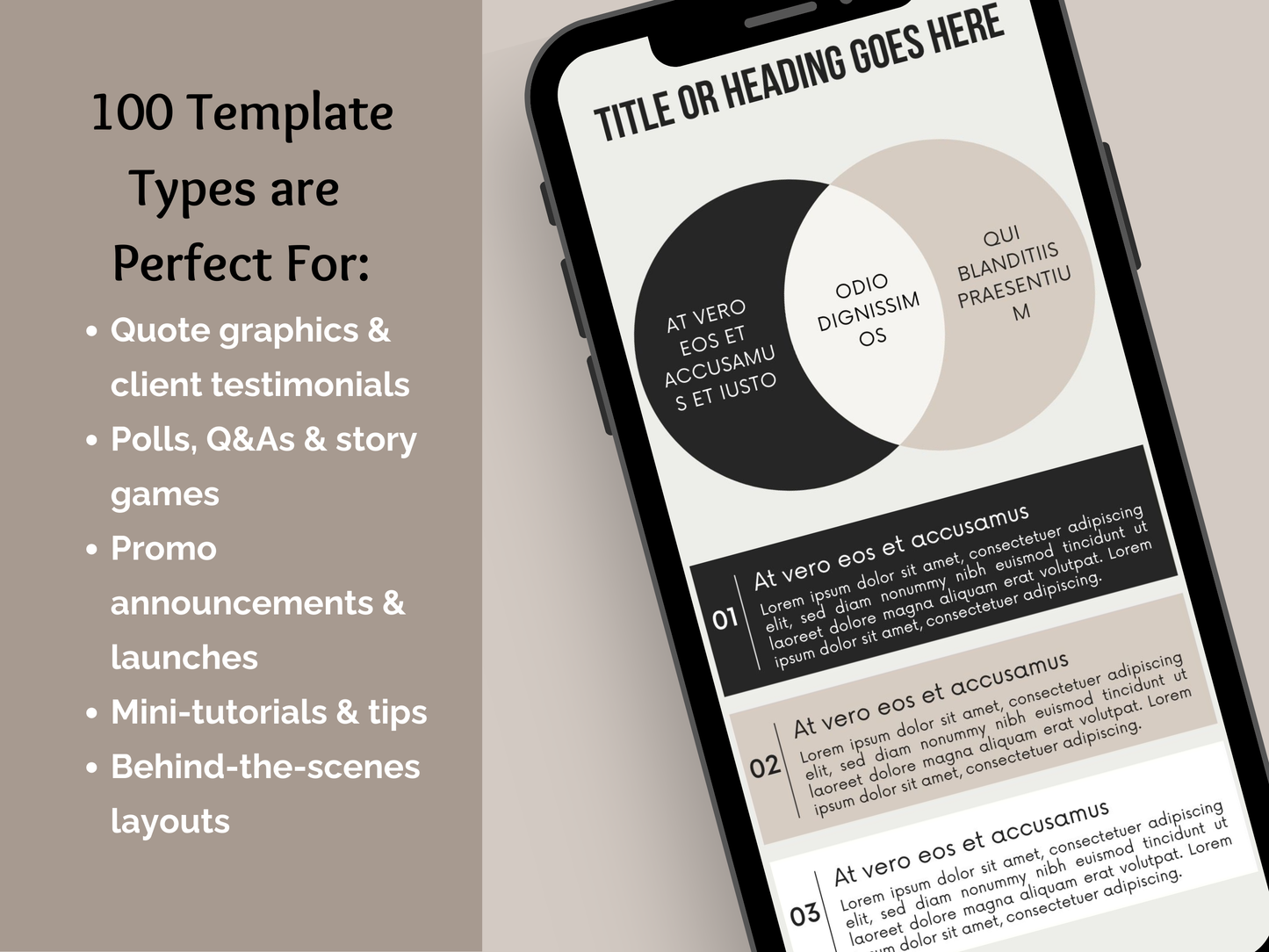100 Instagram Story Templates