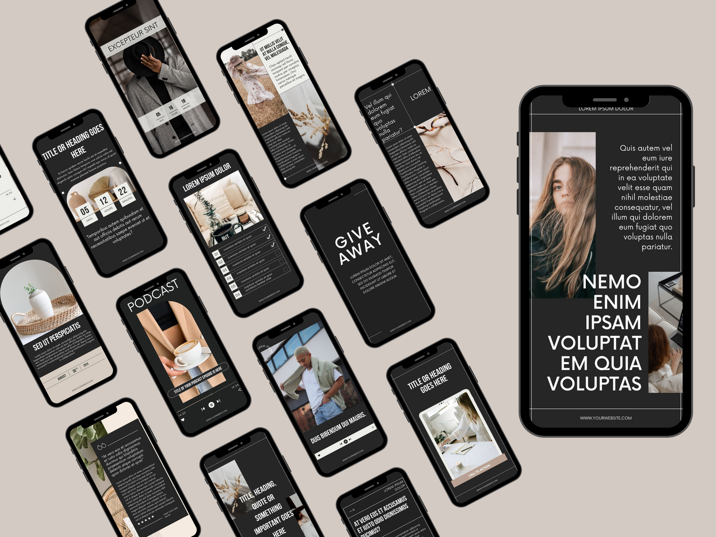 100 Instagram Story Templates